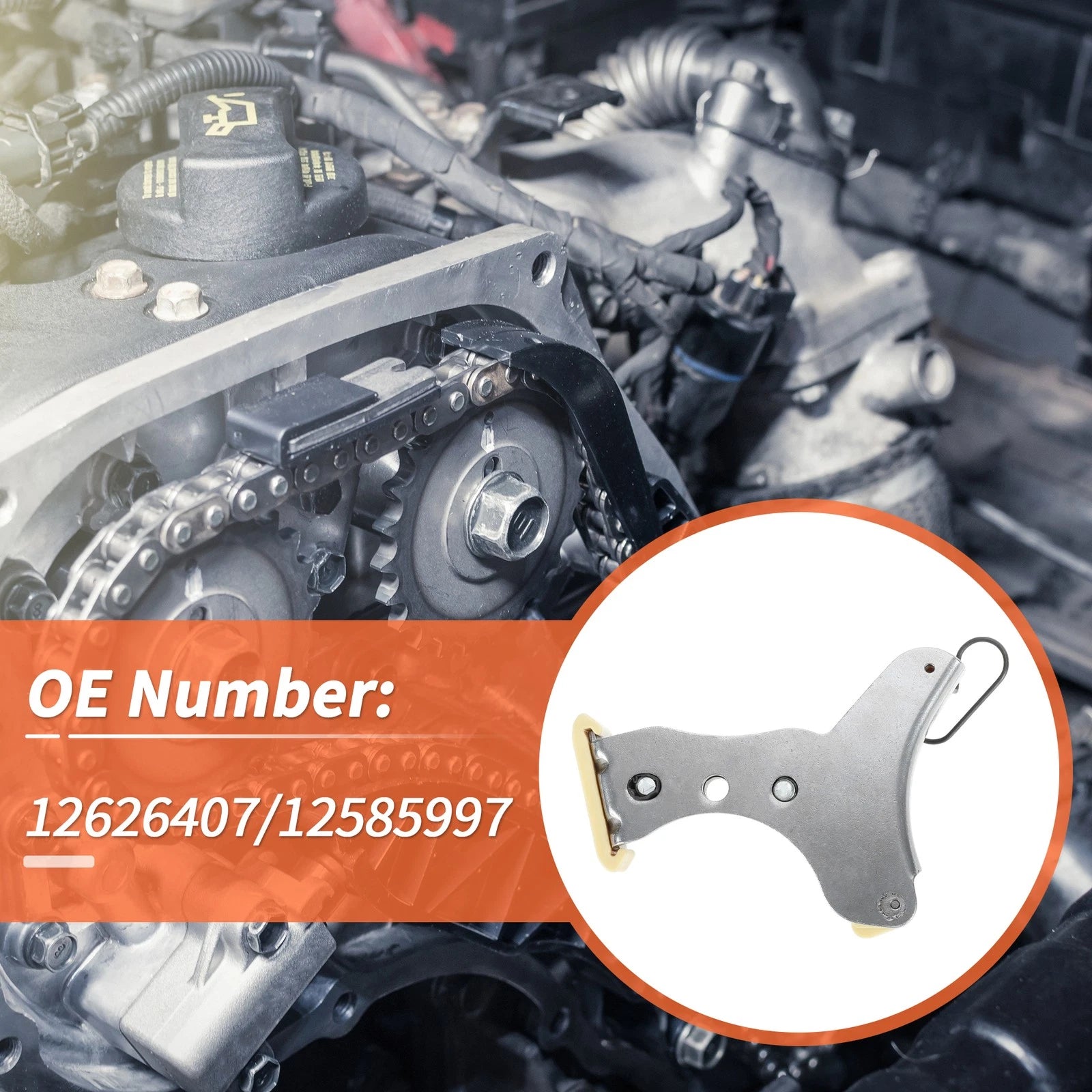 Engine Timing Chain Tensioner for Chevrolet Tahoe (2007–2014) No.12626407/12585997