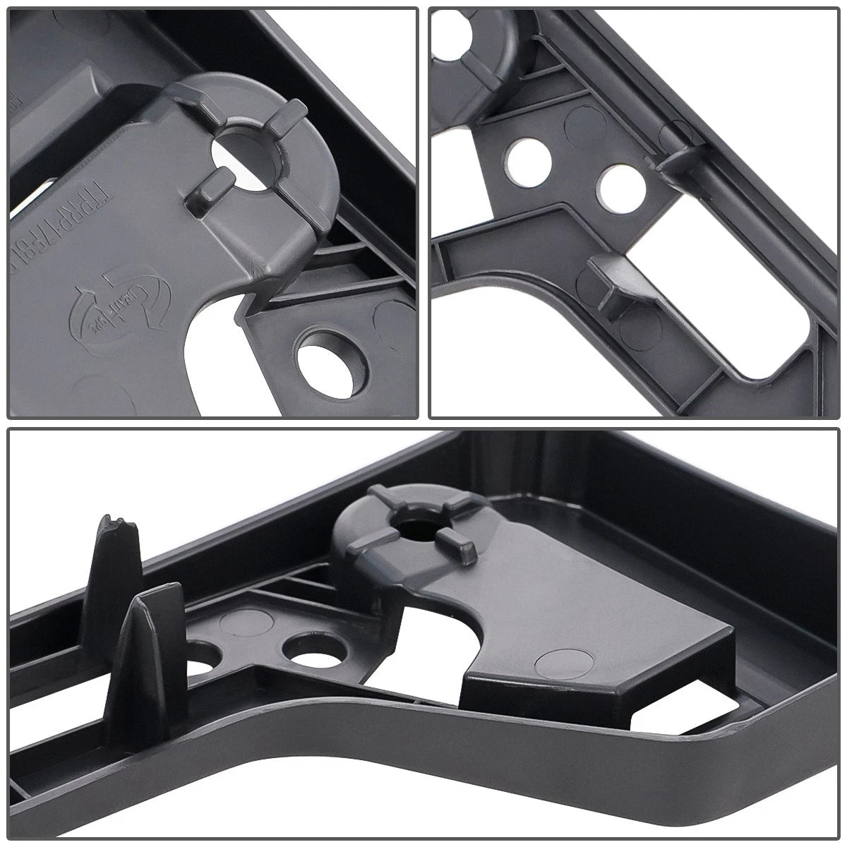 Front Bumper License Plate Mounting Bracket Kit for Toyota Prius Prime (2017–2021)