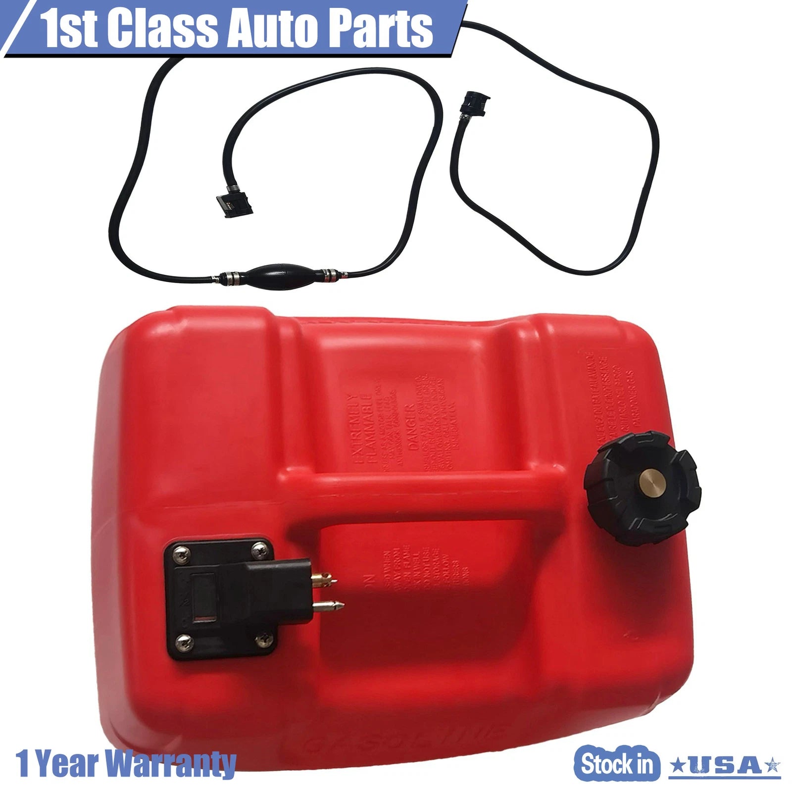 3.2 Gallon Portable Marine Fuel Tank for Outboard Boat Motor (12L)