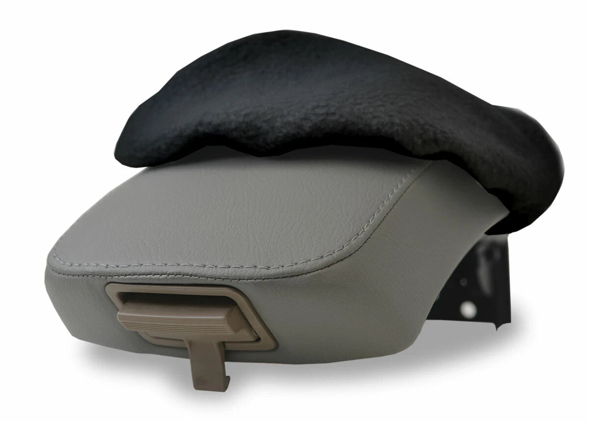 Fleece Console Lid Armrest Cover for Kia Sportage (2005–2010) Black
