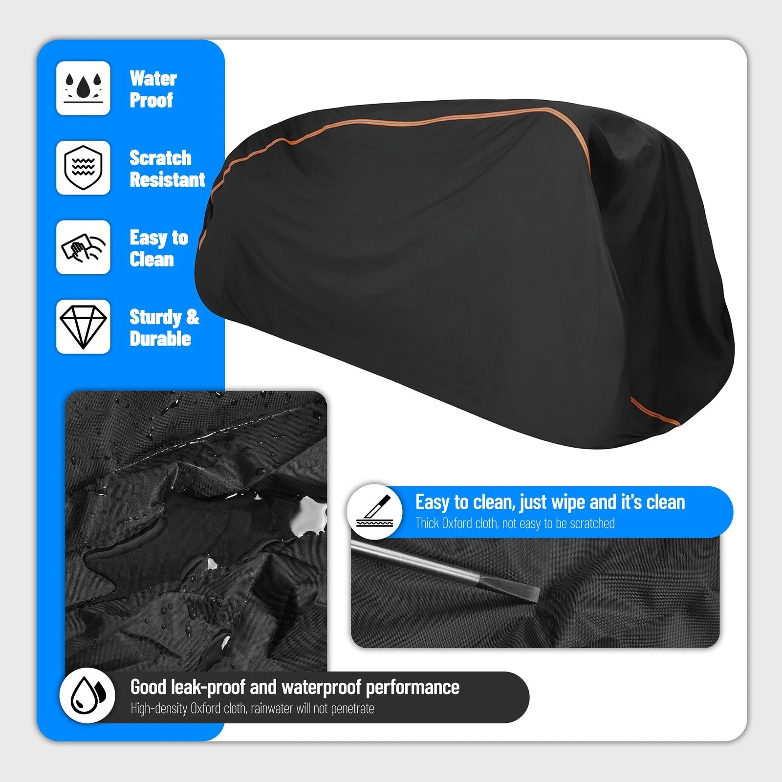 2X Seat Vehicle Storage Dust Cover for Can-Am Maverick X3 (2017–2023)