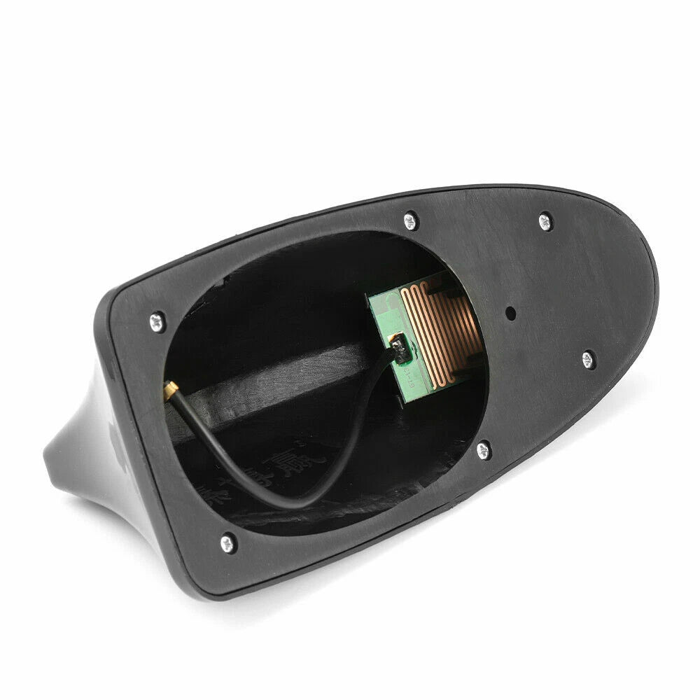Glossy Black Shark Fin Antenna Cover for Universal Vehicles