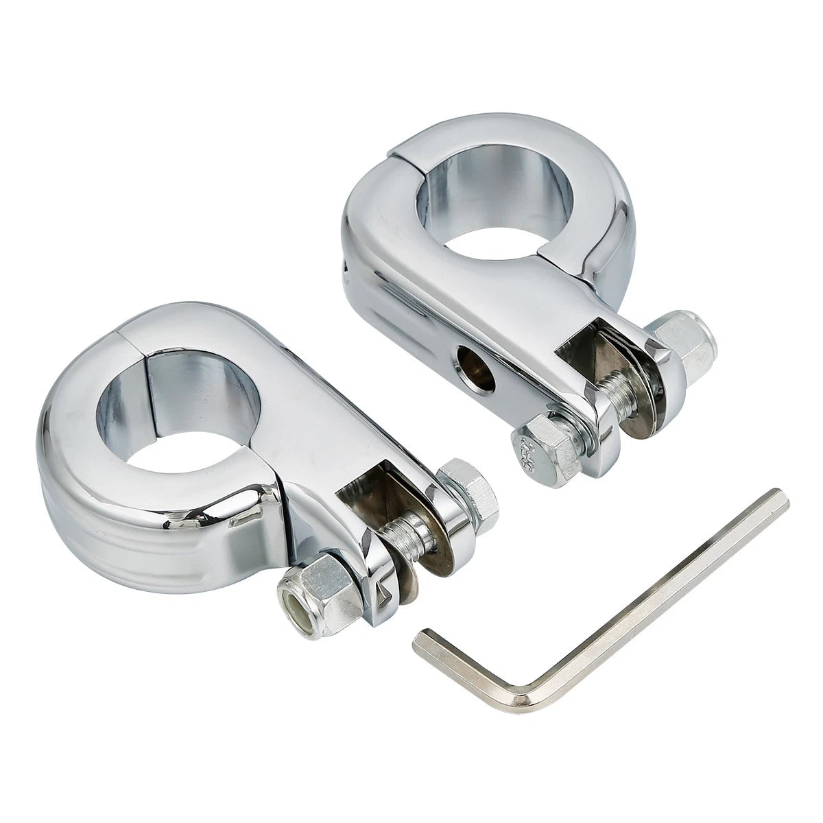 1.25" Highway Foot Pegs Mount Kit for Harley Yamaha Honda (Replaces 50957-02)
