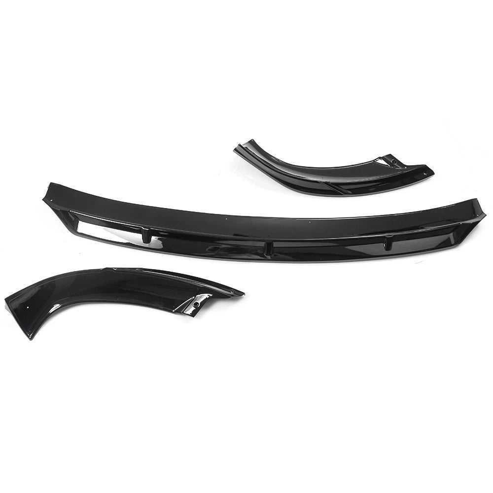 Glossy Black Front Bumper Lip Splitter for Model Y (2020–2024)