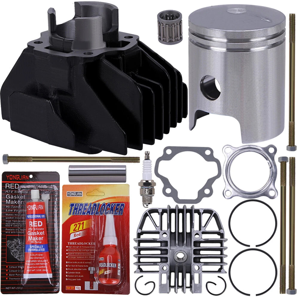 Top End Rebuild Kit with Cylinder Gasket & Piston Ring for Yamaha PW80 (1983–2006)