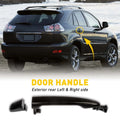 Door Handle for Toyota Camry (2007–2011) Rear Left/Right Outer Smooth Black