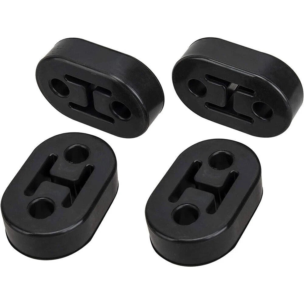 Set of 4 Rubber Exhaust Tail Pipe Mount Bracket Hanger Bushing Insulator