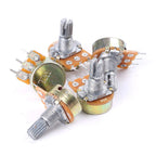 Set of 5 Linear Taper Rotary Audio Potentiometers 5K/10K/50K/100K Ohm