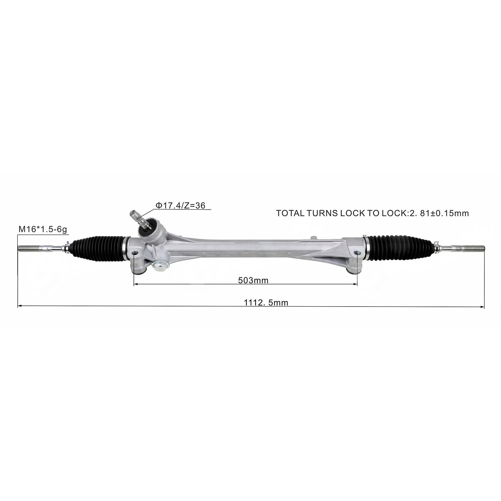 Power Steering Rack & Pinion Assembly for Toyota RAV4 (2013–2018)