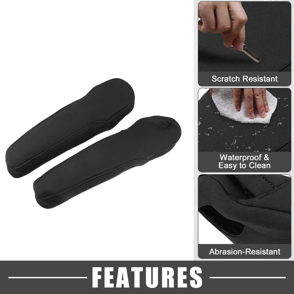 1 Pair Armrest Covers for Honda Odyssey (2000–2011) Black
