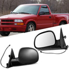 Set of 2 Power Side View Mirrors for Blazer Jimmy S10 Sonoma (1994–1997)