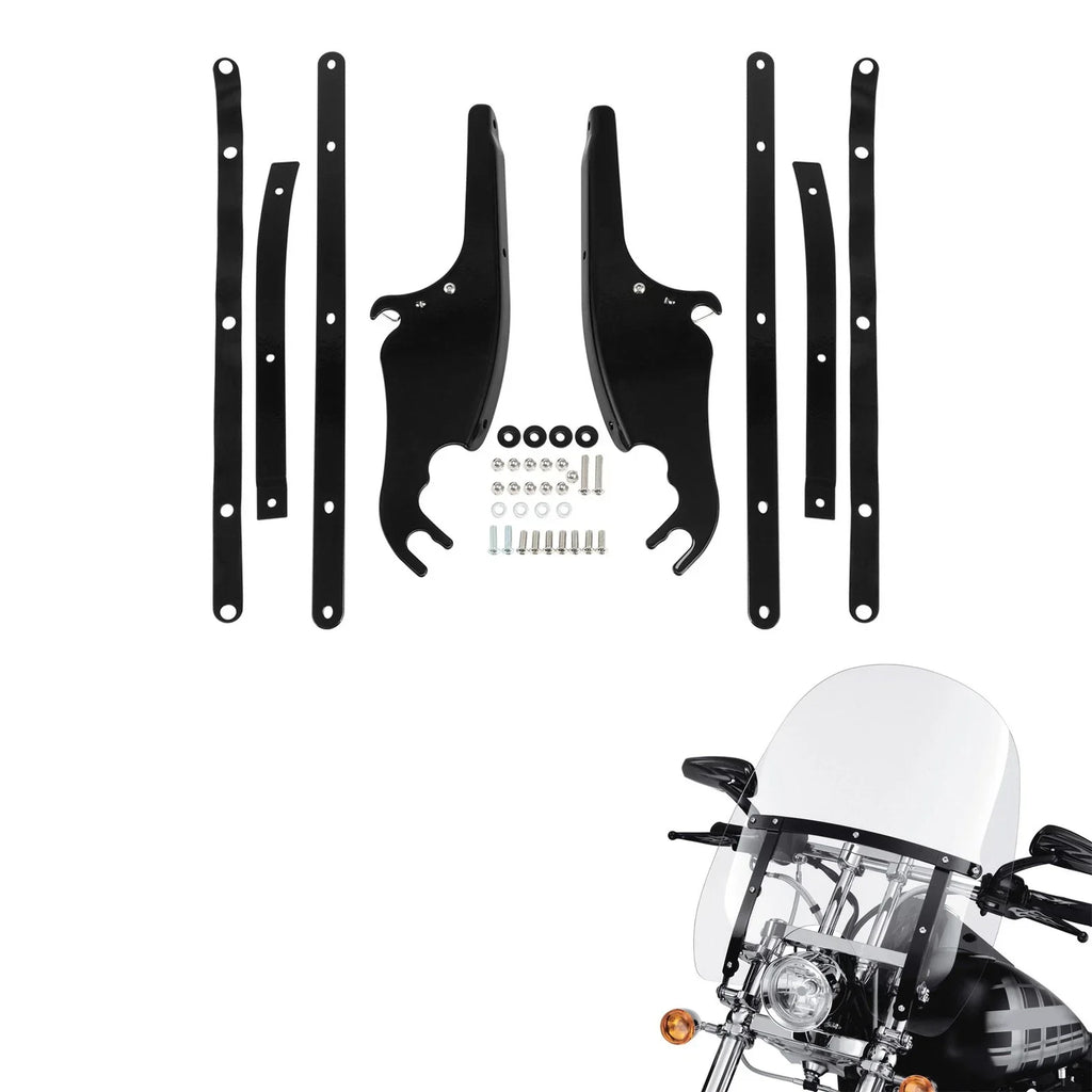 Windscreen Windshield Mount Bracket for Harley Softail FLST FLSTC (2000-2017)