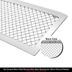 Stainless Chrome Mesh Grille for Ford Mustang (2015-2017)