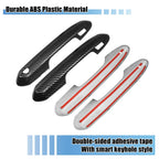 Set of 4 Door Handle Cover Trim for Toyota RAV4 (2019–2021) Carbon Fiber