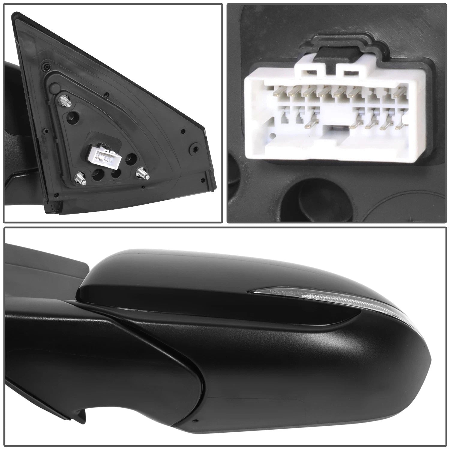 Heated Turn Signal Memory Side Door Mirror Left for Elantra (2019–2020)