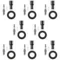 NGK 8 Iridium IX Spark Plugs & Denso Coil Boots for Land Cruiser Sequoia (2008–2021)