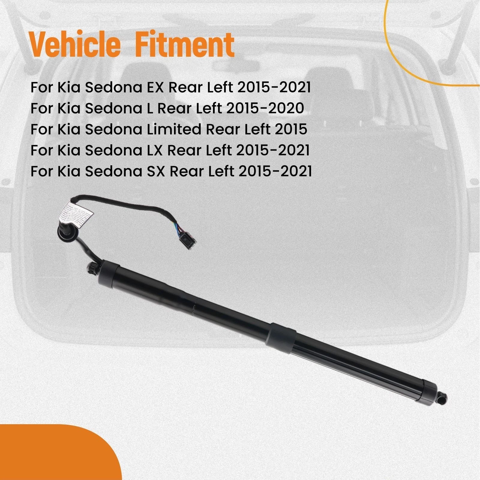 Tailgate Hatch Lift Rear Left for Kia Sedona (2015–2021) 81770-A9100