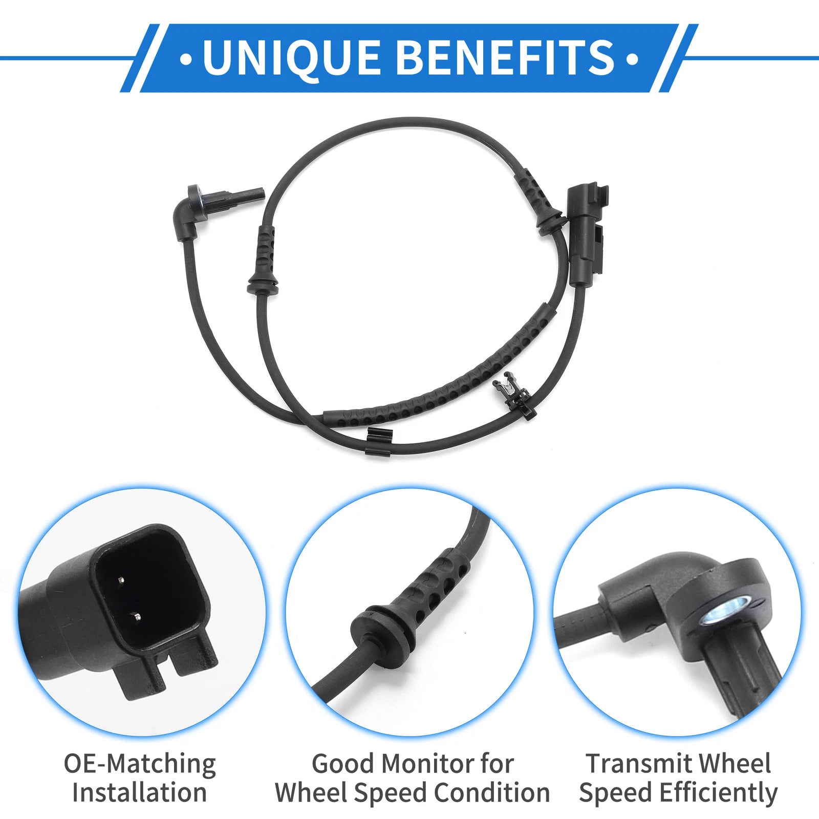 ABS Wheel Speed Sensor for Chevrolet Sonic (No. 66028/95019935/94544448)