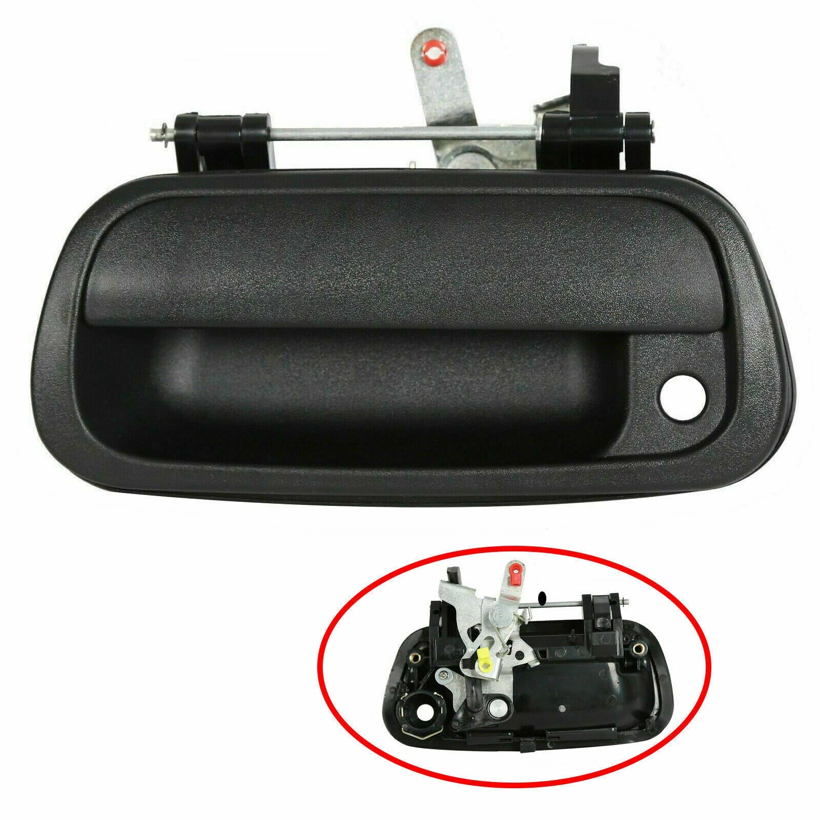 Textured Black Tailgate Latch Handle for Toyota Tundra (2000-2006)