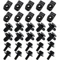 30X Clips for Nissan Qashqai (2007–2013) - Metal Bolt Fixed Nut Clamps