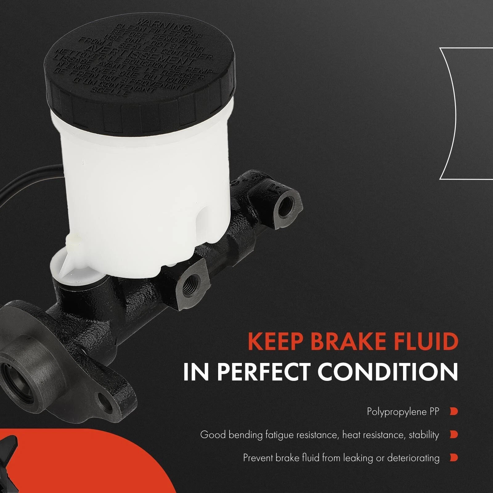 Brake Master Cylinder with Reservoir for Ford Festiva (1988–1993)