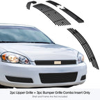Black Billet Grille Insert Combo for Chevy Impala LT/LS (2006-2013)