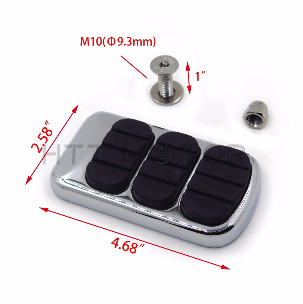 Chrome Foot Pegs for Kawasaki Vulcan Classic, Suzuki Boulevard, Yamaha