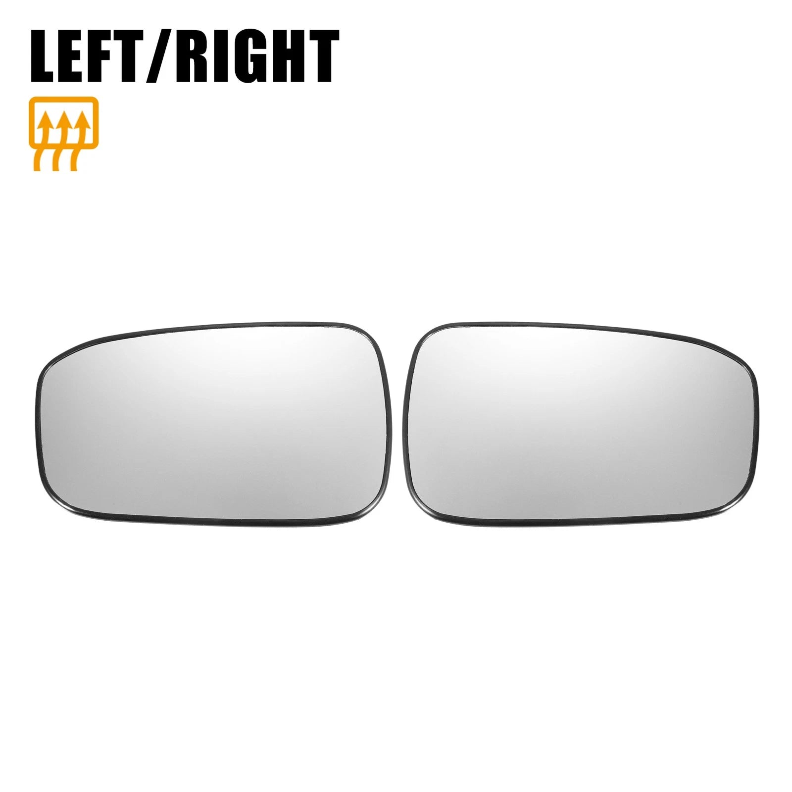 Pair Heated White Mirror Glass for Honda Accord (2003–2007)
