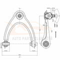 10x Front Control Arms Tie Rods Ball Joints for Honda Civic (1996–2002)