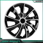 Set of 4 Snap On 17" Silver Wheel Covers Hub Caps for R17 Tire & Rim