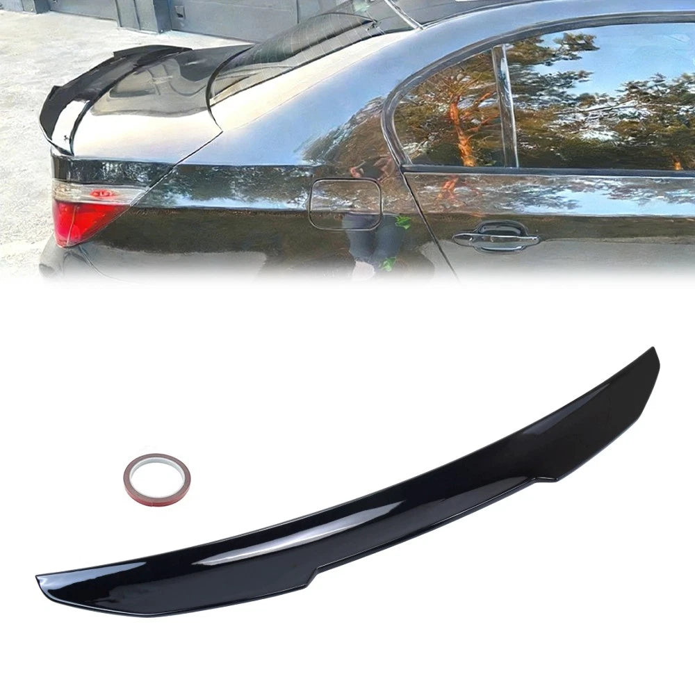 PSM Style Glossy Black Rear Trunk Spoiler Wing for BMW 5-Series E60 (2004–2010)