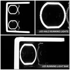 Sequential LED Light Bar Projector Headlights for Ford F250 SD (2017–2019)