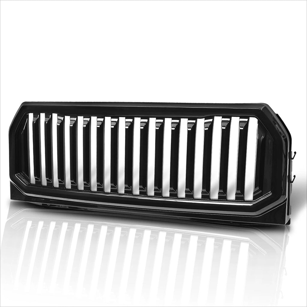 Front Bumper Grille Frame for Ford F150 (2015–2017) - ABS Plastic, Black