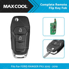 Remote Flip Key Fob for Ford Ranger PX2 (2015–2019) EB3T-15K601-BA