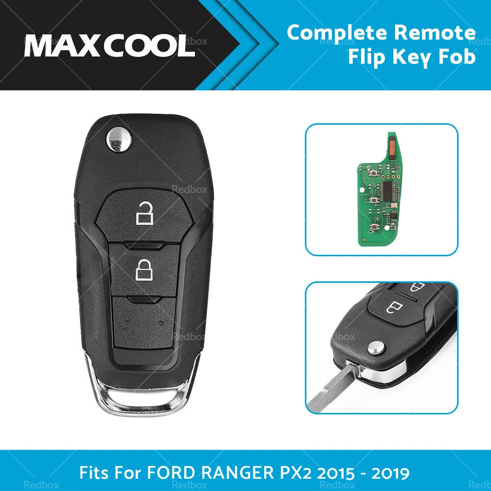 Remote Flip Key Fob for Ford Ranger PX2 (2015–2019) EB3T-15K601-BA