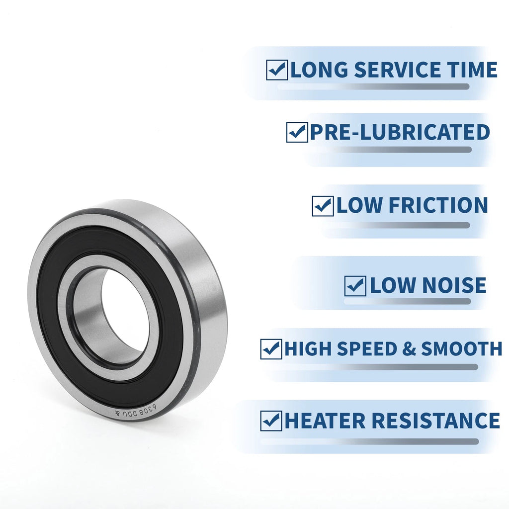Deep Groove Ball Bearing 6308DDU for Scooter Skateboard Wheel (40x90x23mm)
