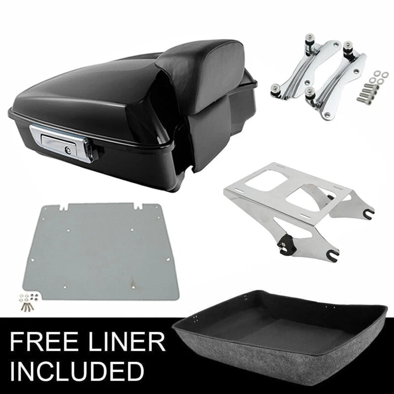Chopped Trunk Pad Mount Docking Plate for Harley Touring Road Glide (2014–2026)