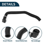 Radiator Hose Coolant Pipe for Volkswagen Touareg 3.0L (2011–2018) Black Plastic