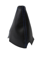 Manual Shift Boot for Acura TSX (2004–2008) Carbon Fiber Blue Stitch