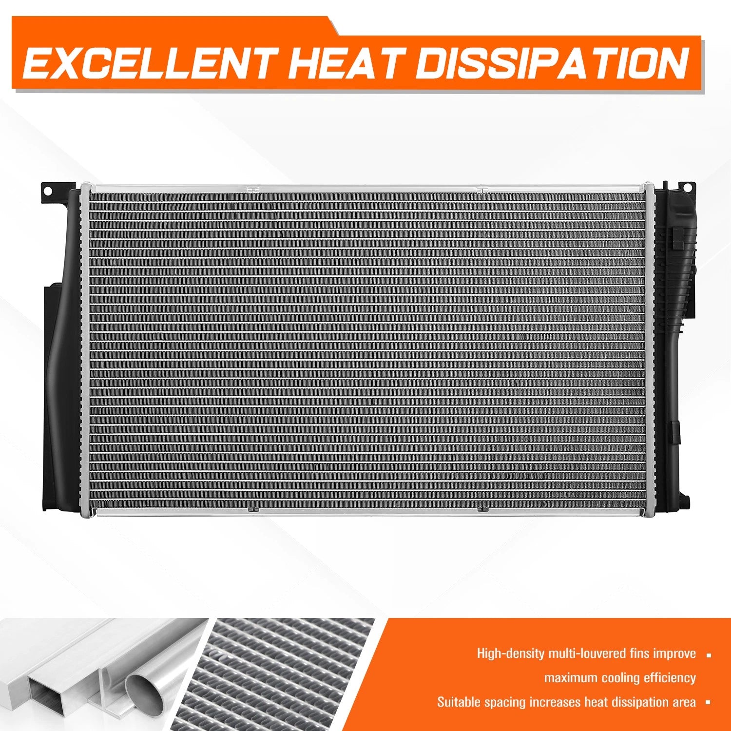 Aluminum Core Cooling Radiator for BMW 328D 2014–2018 DPI-13571
