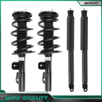 Set of 4 Front Strut Coil & Rear Shock for 2012 Ford Taurus