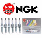 Set of 6 NGK Lasser Platinum Spark Plugs for Audi VW V6