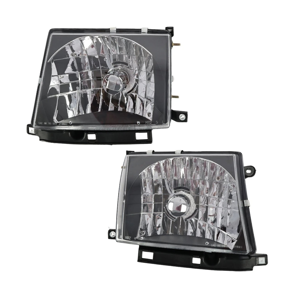 Black Headlights & Corner Lights for Toyota Tacoma 4WD (1998–2000)