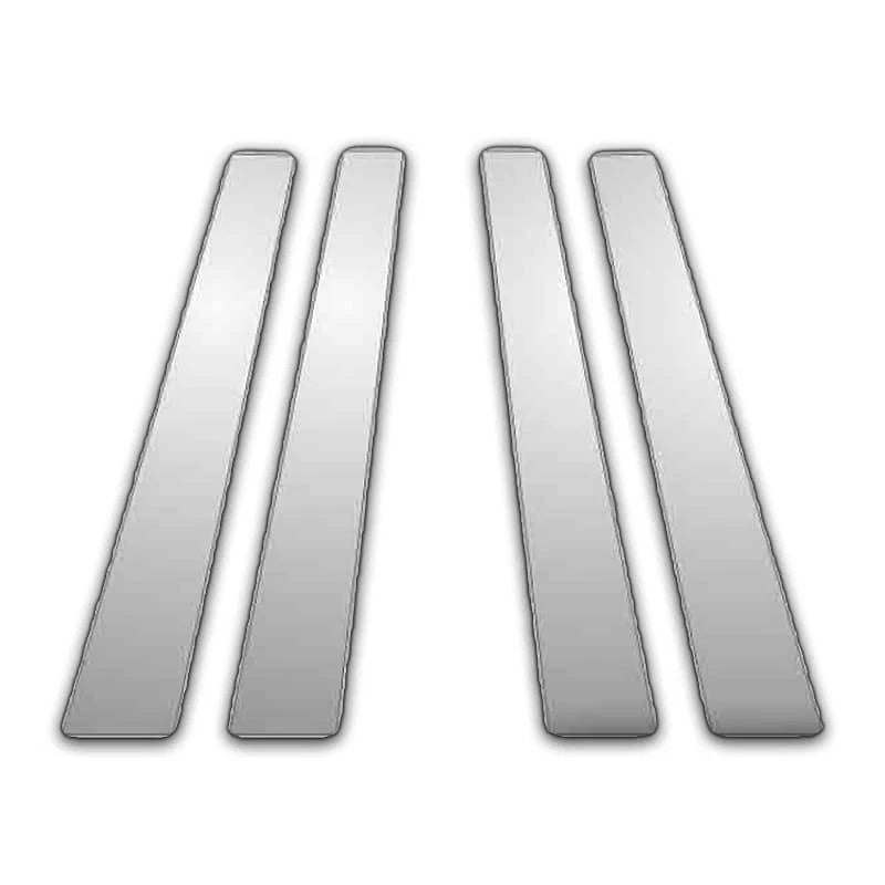 4Pc Chrome Pillar Post Covers for 10-16 Mercedes E Class - P4312