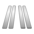 4Pc Chrome Pillar Post Covers for 10-16 Mercedes E Class - P4312
