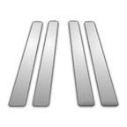 4Pc Chrome Pillar Post Covers for 10-16 Mercedes E Class - P4312
