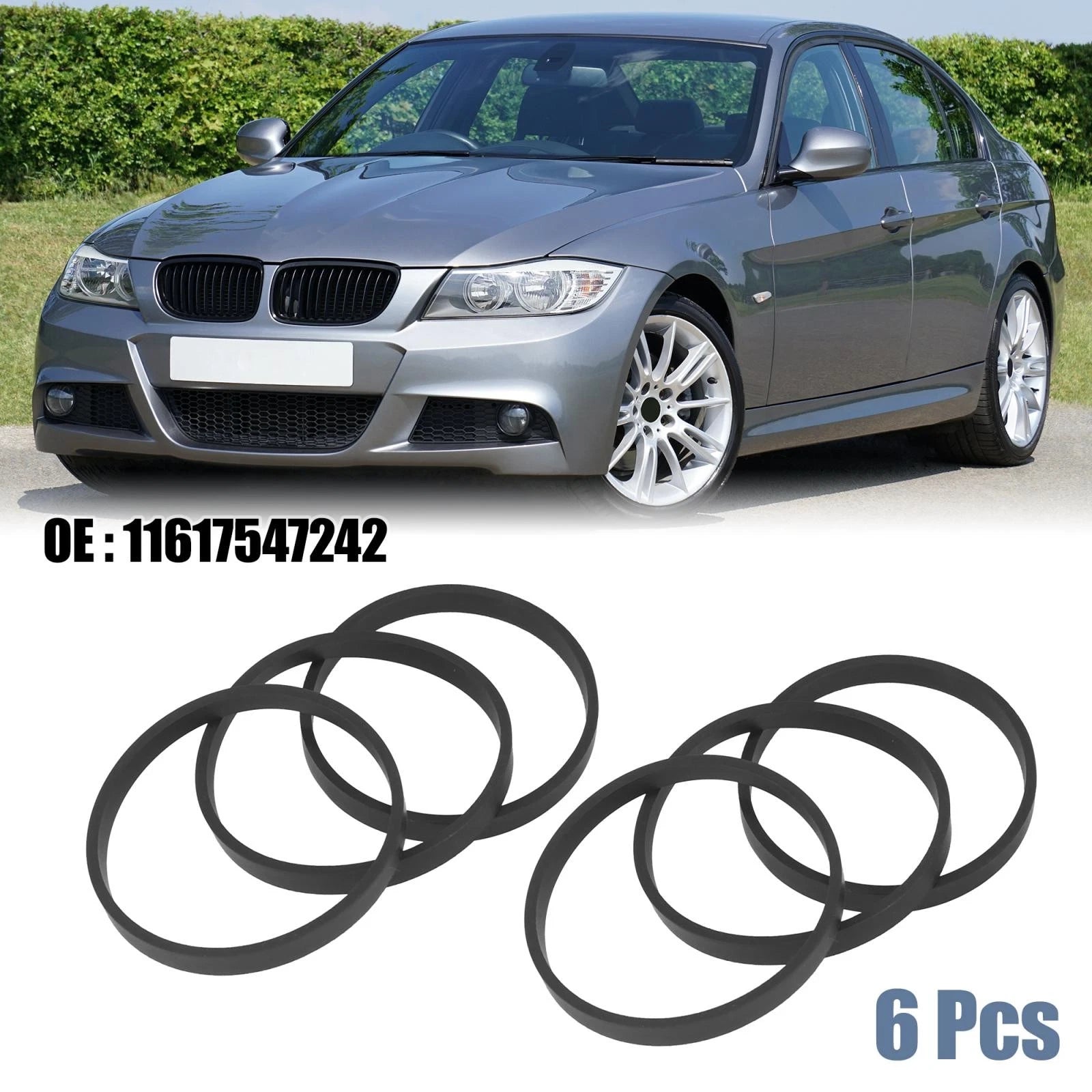 6pcs Intake Manifold Gasket for BMW 435i X5 M6 X6 M6 Gran Coupe 650i (2014–2017)