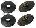 Set of 2 Rear Upper & 2 Lower Coil Spring Pads for BMW 3 Series E46 (1998–2006)