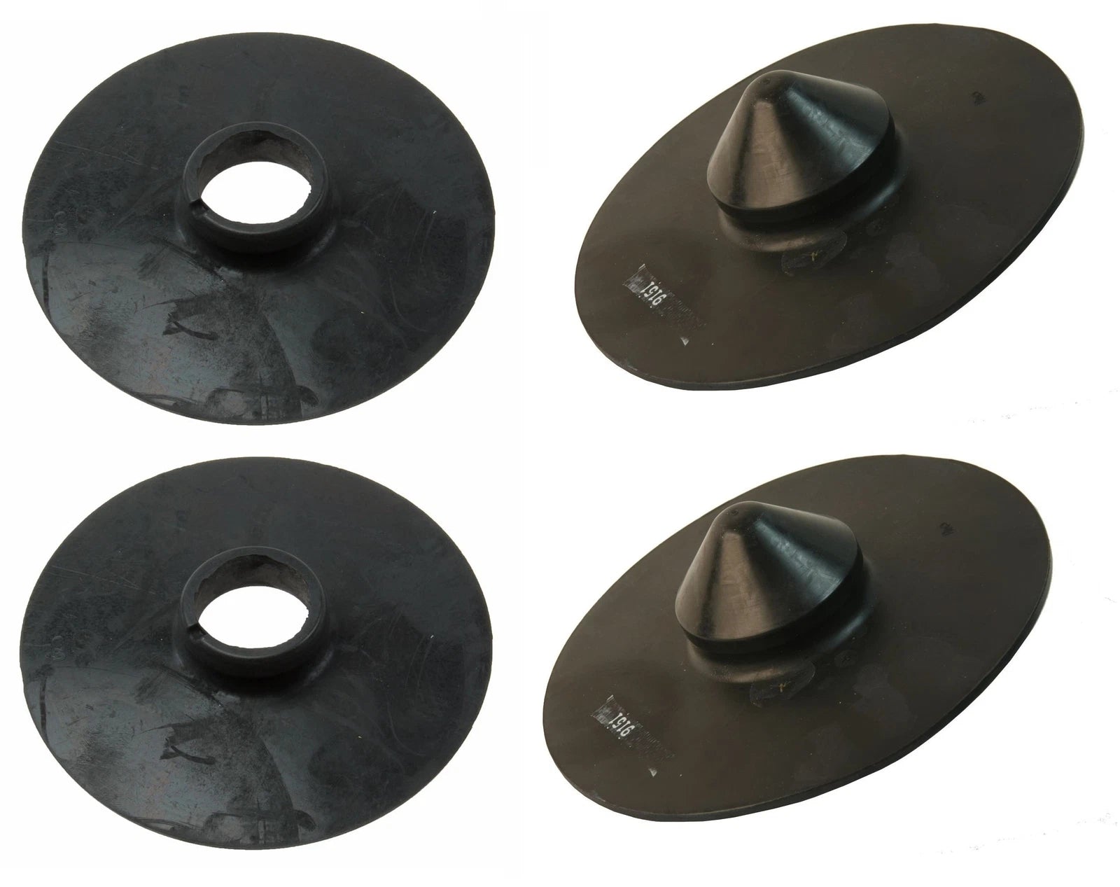Set of 2 Rear Upper & 2 Lower Coil Spring Pads for BMW 3 Series E46 (1998–2006)