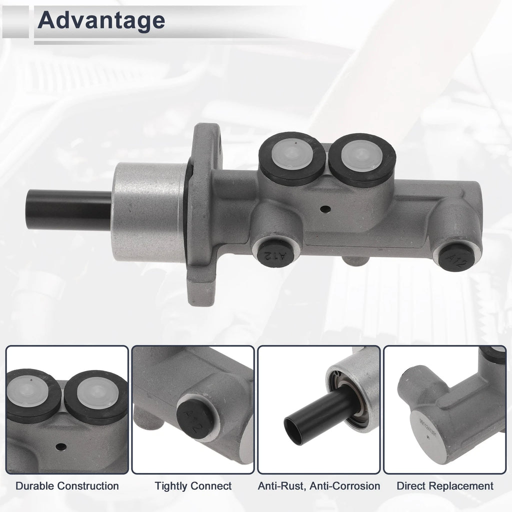 Brake Master Cylinder with Reservoir No. 1J1614019 for Volkswagen Jetta (1999–2006)